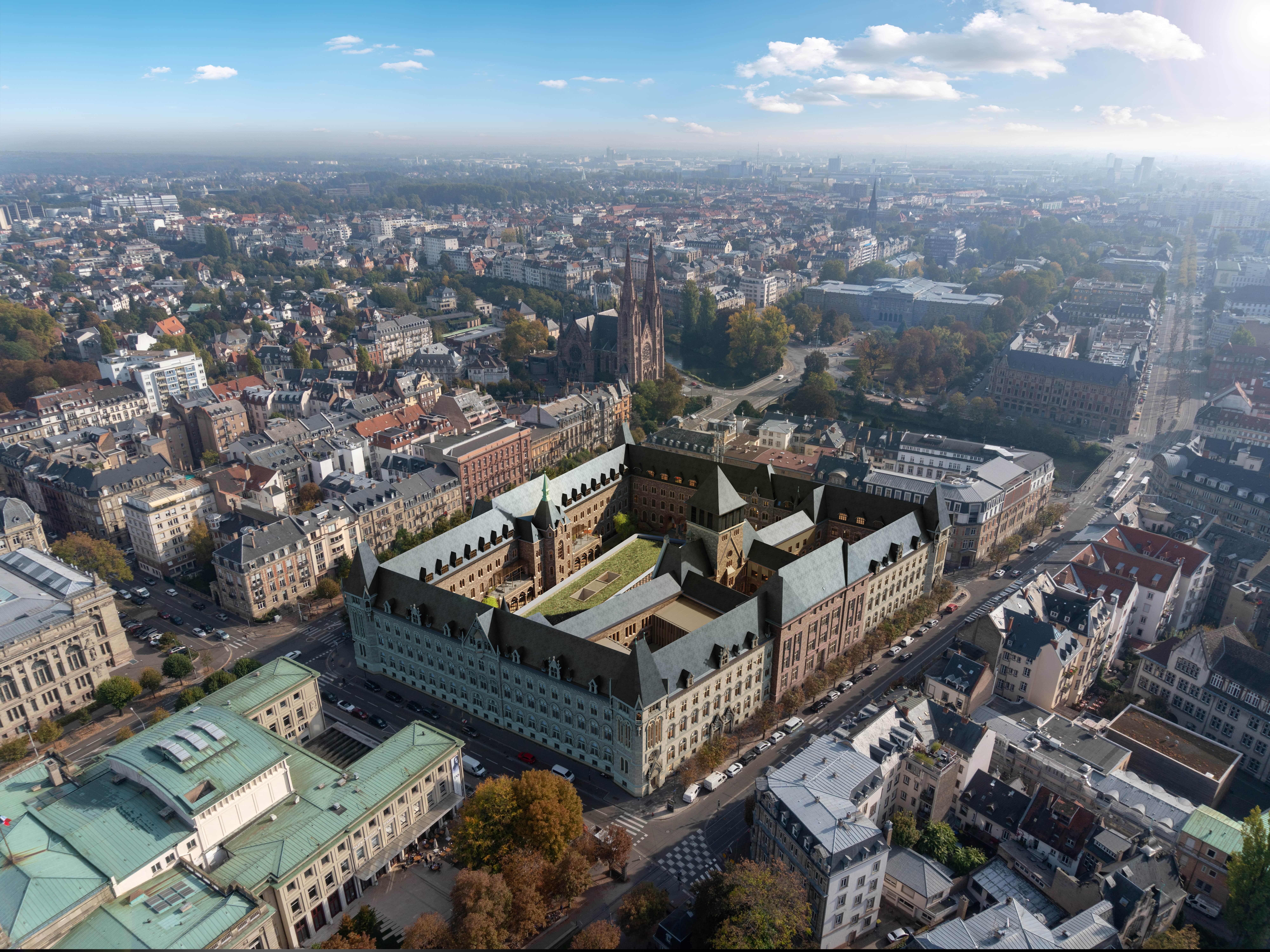 Hotel des Postes Strasbourg Bouygues Immobilier crédit LD3D